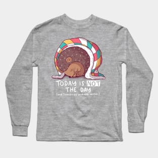 Sleepy Hedgehog Long Sleeve T-Shirt